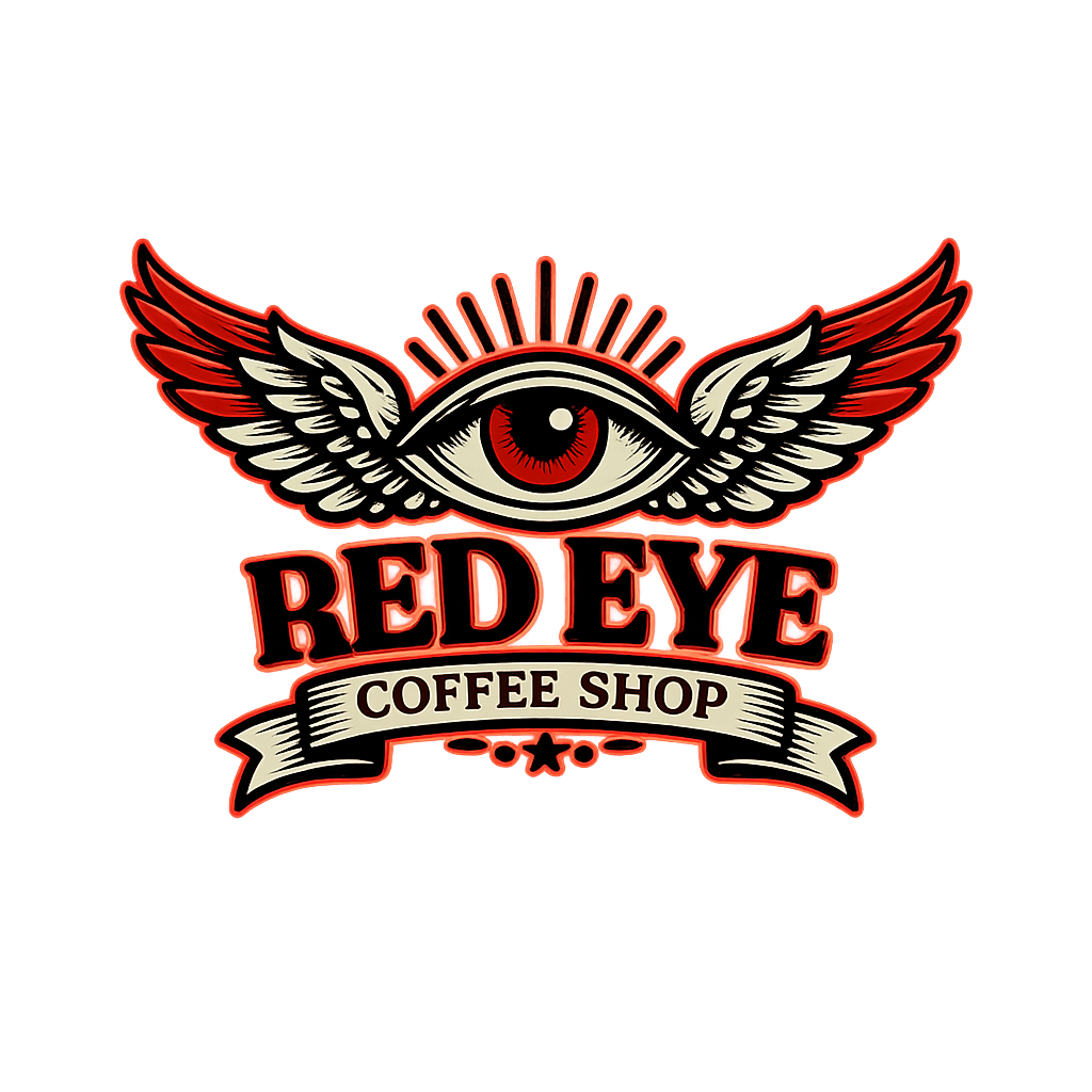 Red Eye Coffee Shop Logo